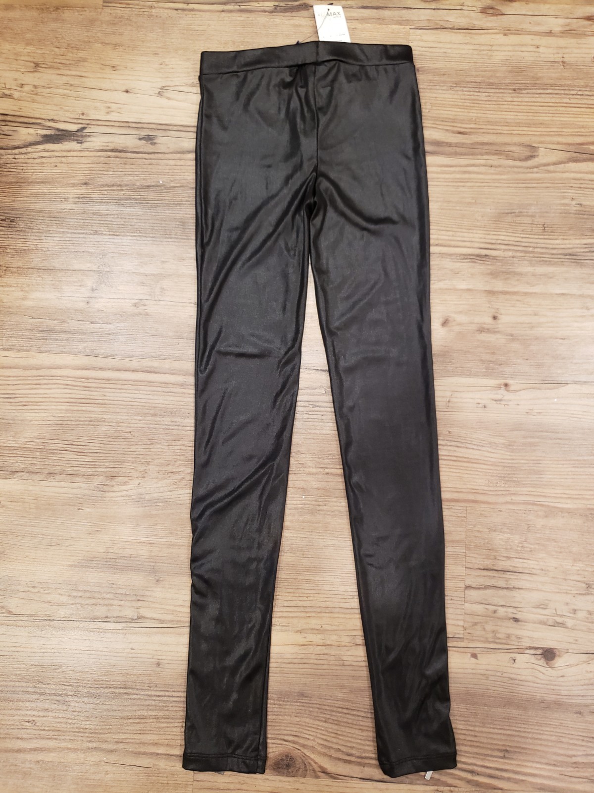 Dead Stock Vintage Y2k Miley Cyrus X Max Azria Zipper Shiny Leggings Size Small