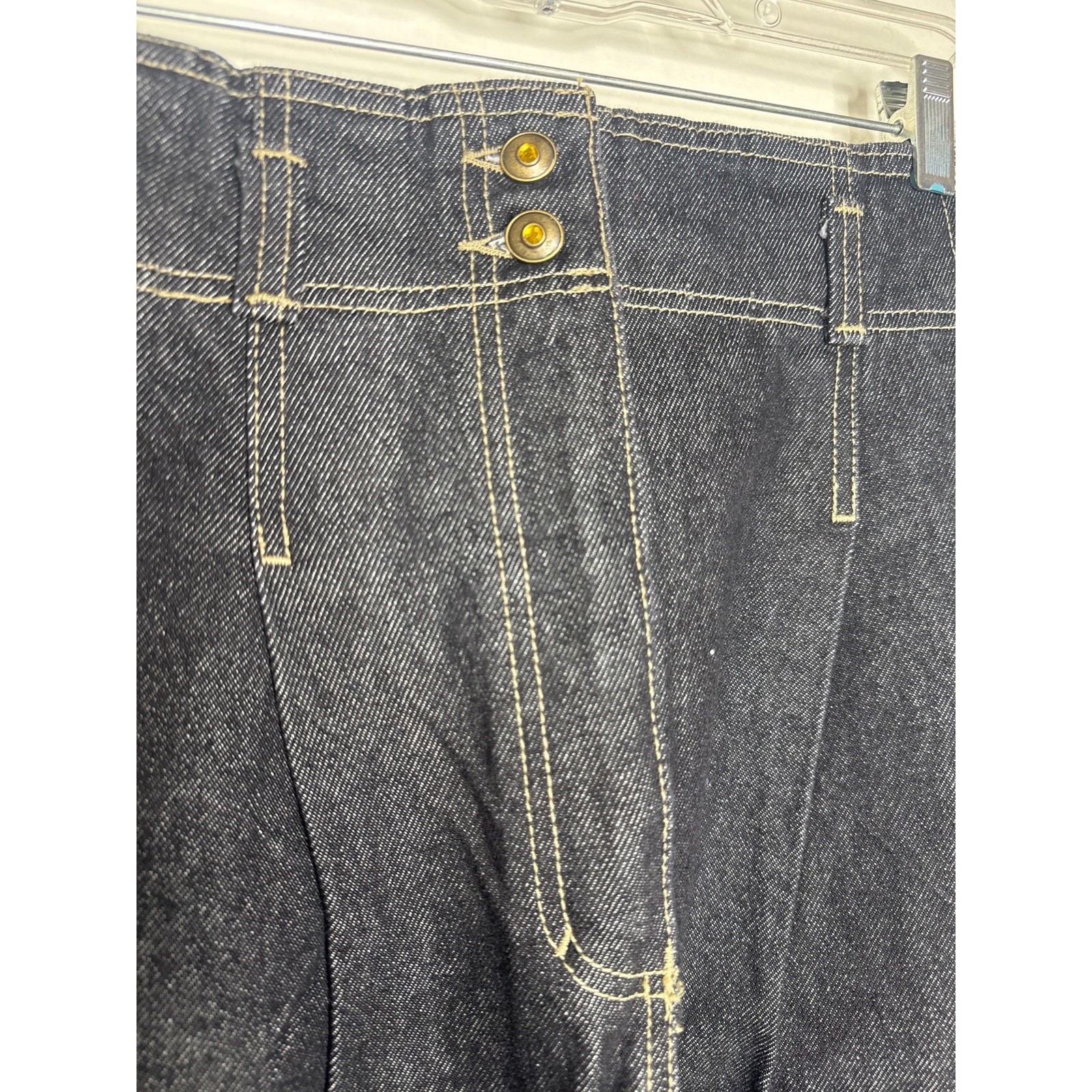 Rare Vintage Mach 3 100% Cotton Dark Wash High Rise Jeans | 80s/90s German Denim
