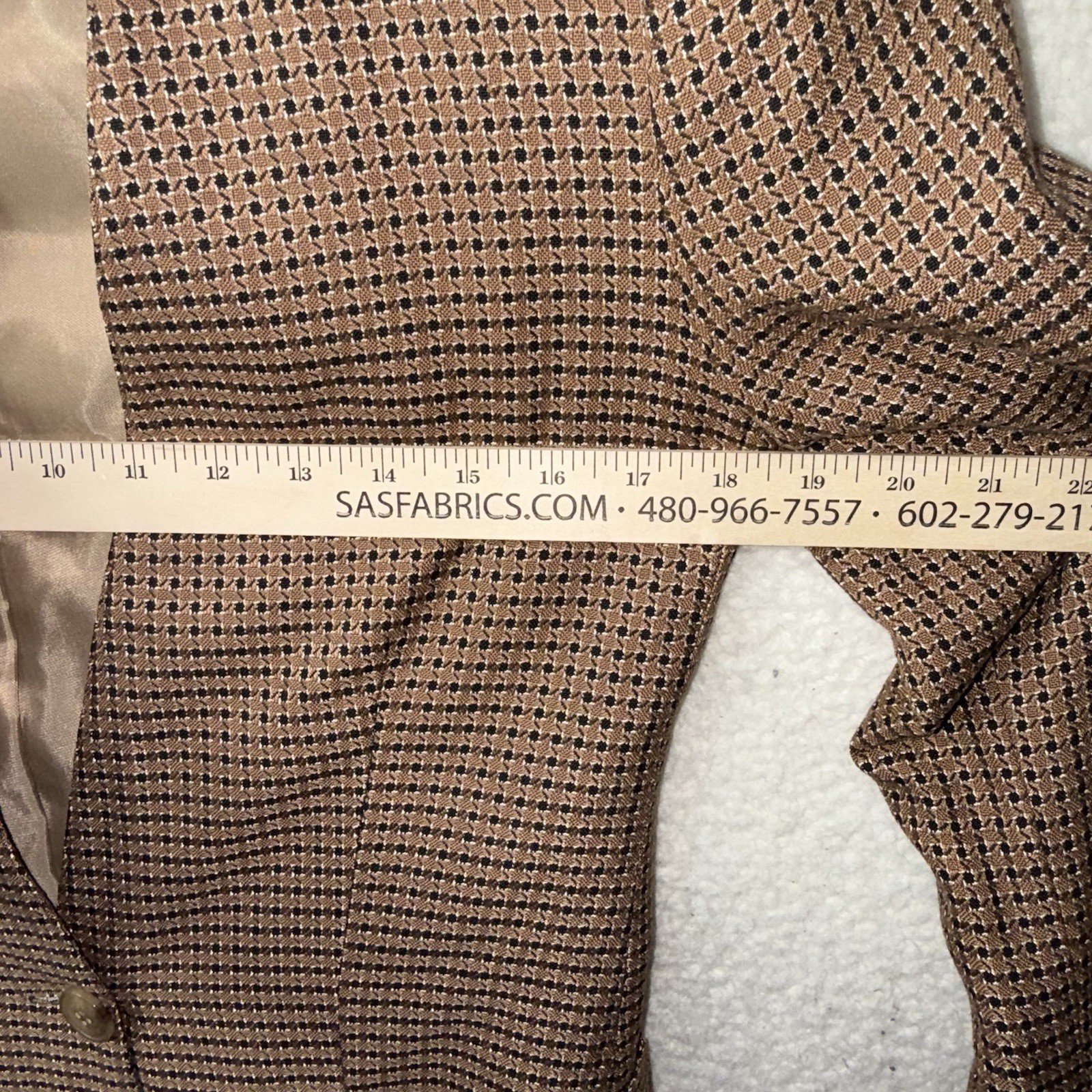 Vintage 80’s Prophecy Houndstooth Blazer Fit Size Medium Academic Retro Preppy