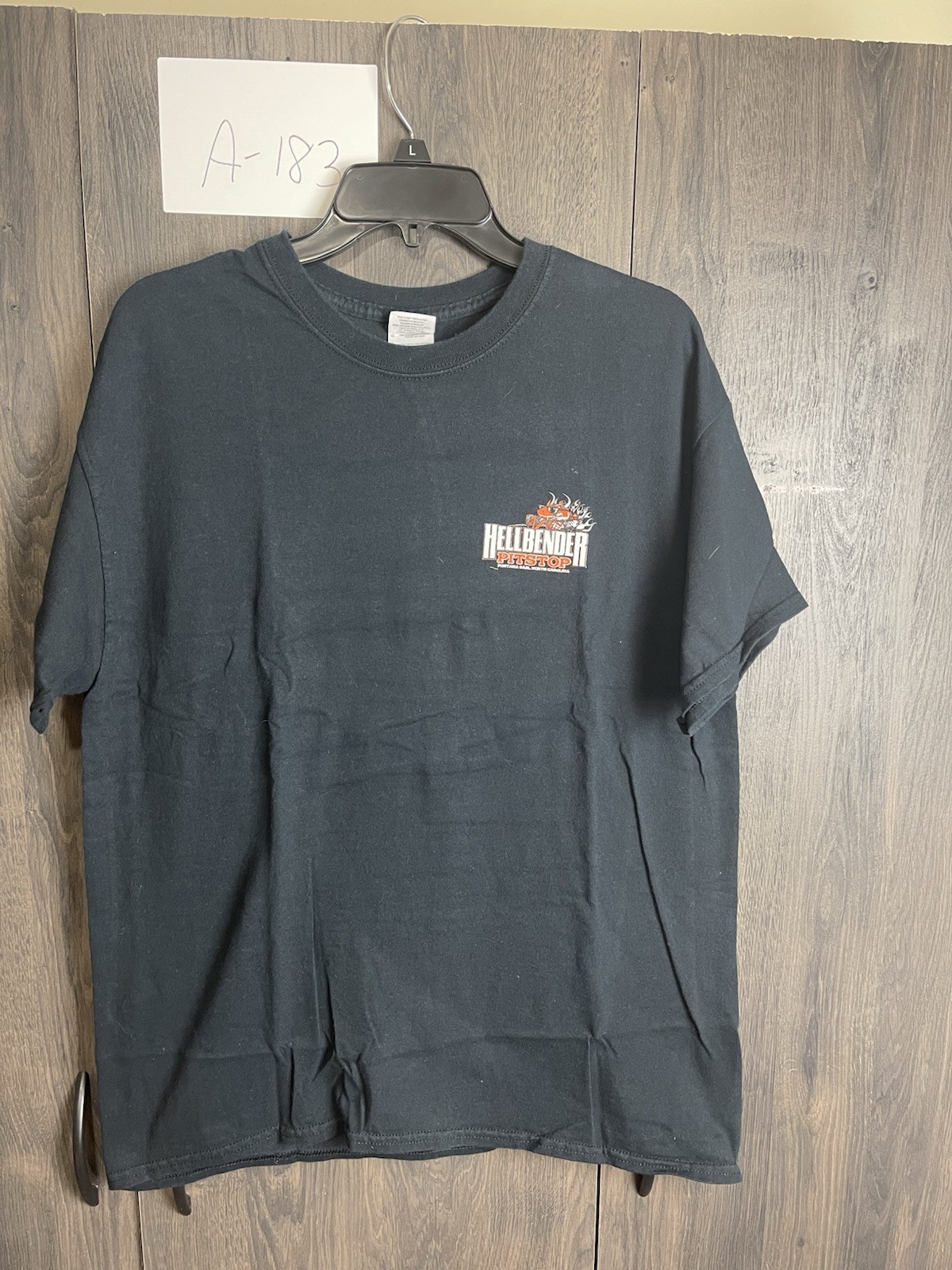 Vintage Hell Bender Pit Stop Fontana Damn North Carolina T-Shirt Adult Large