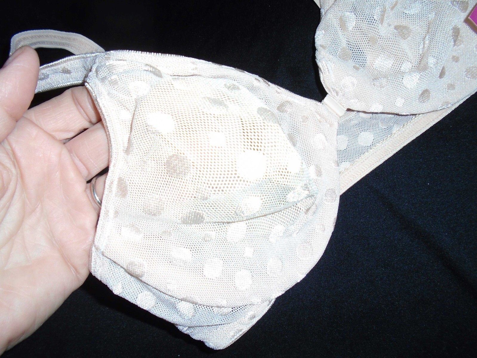 36C NWT Beige ON THE DOT Front Clasp Vtg WARNER’S Unlined U/W Bra #01513 36C