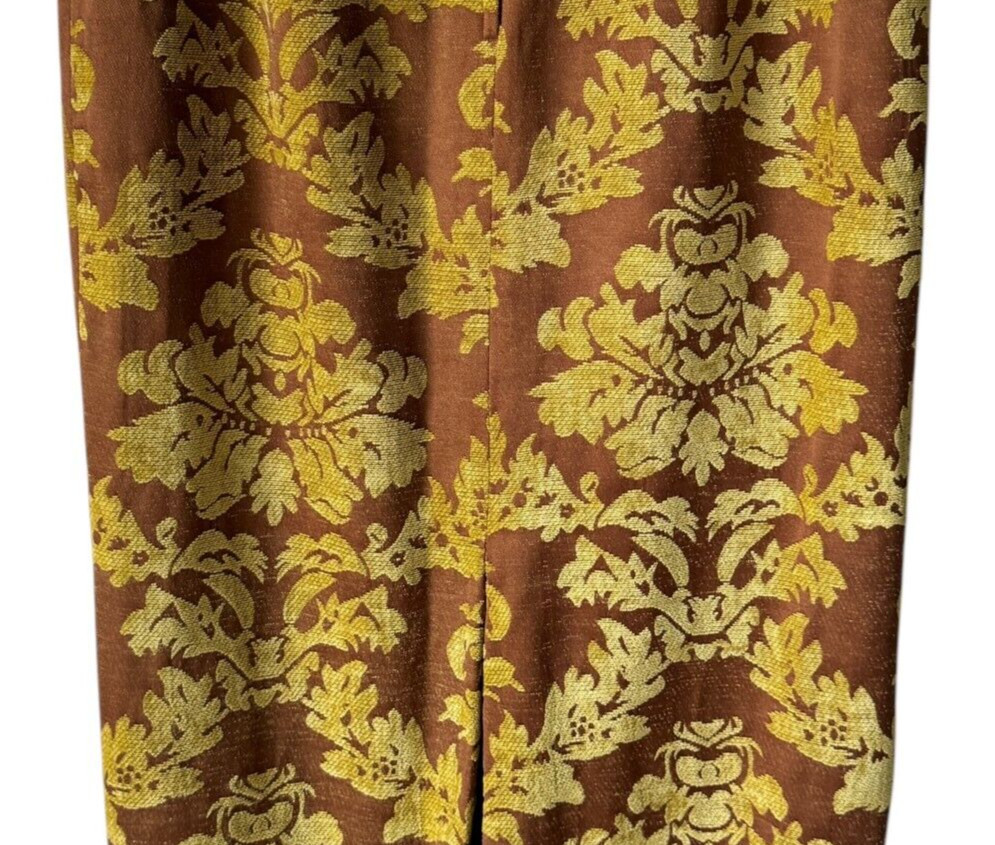 Vintage Donna Vinci Couture Pencil Straight Skirt 8 Tapestry Textured Lined W30″