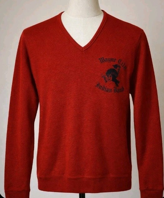 Vintage 50s Retro Sz S Marching Band Sweater Team Spirit Pep Nostalgic Pin Up