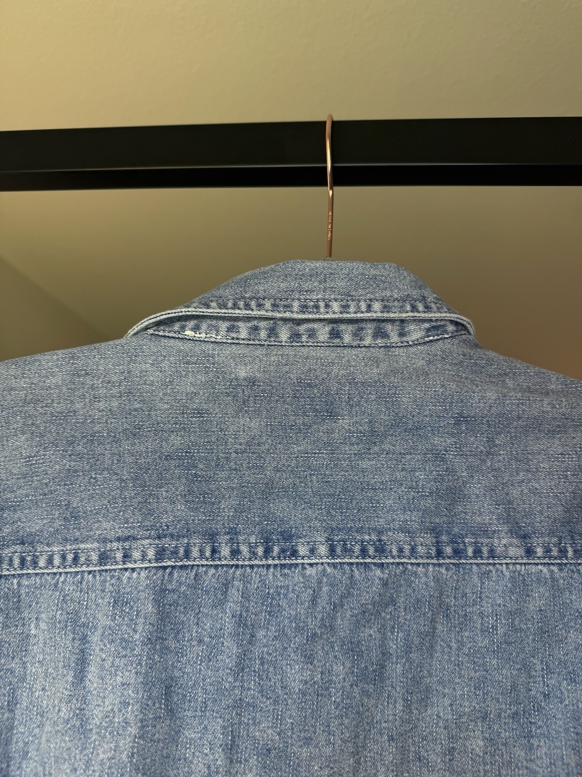 90s Vintage Jean’s Wear Country Seat Denim Button Up Shirt Womens XL 100% Cotton
