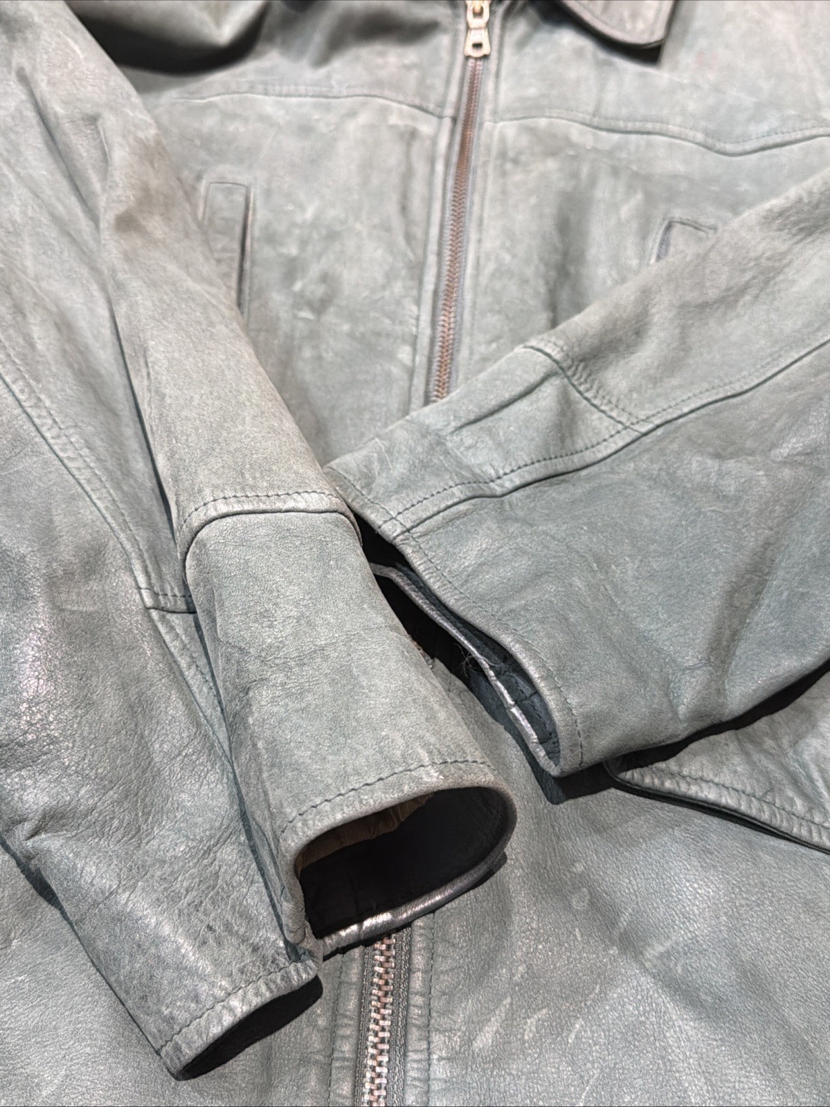 Lloyd Elliot’s Country Club Green Leather Jacket Large The Avanti Outerwear Co.