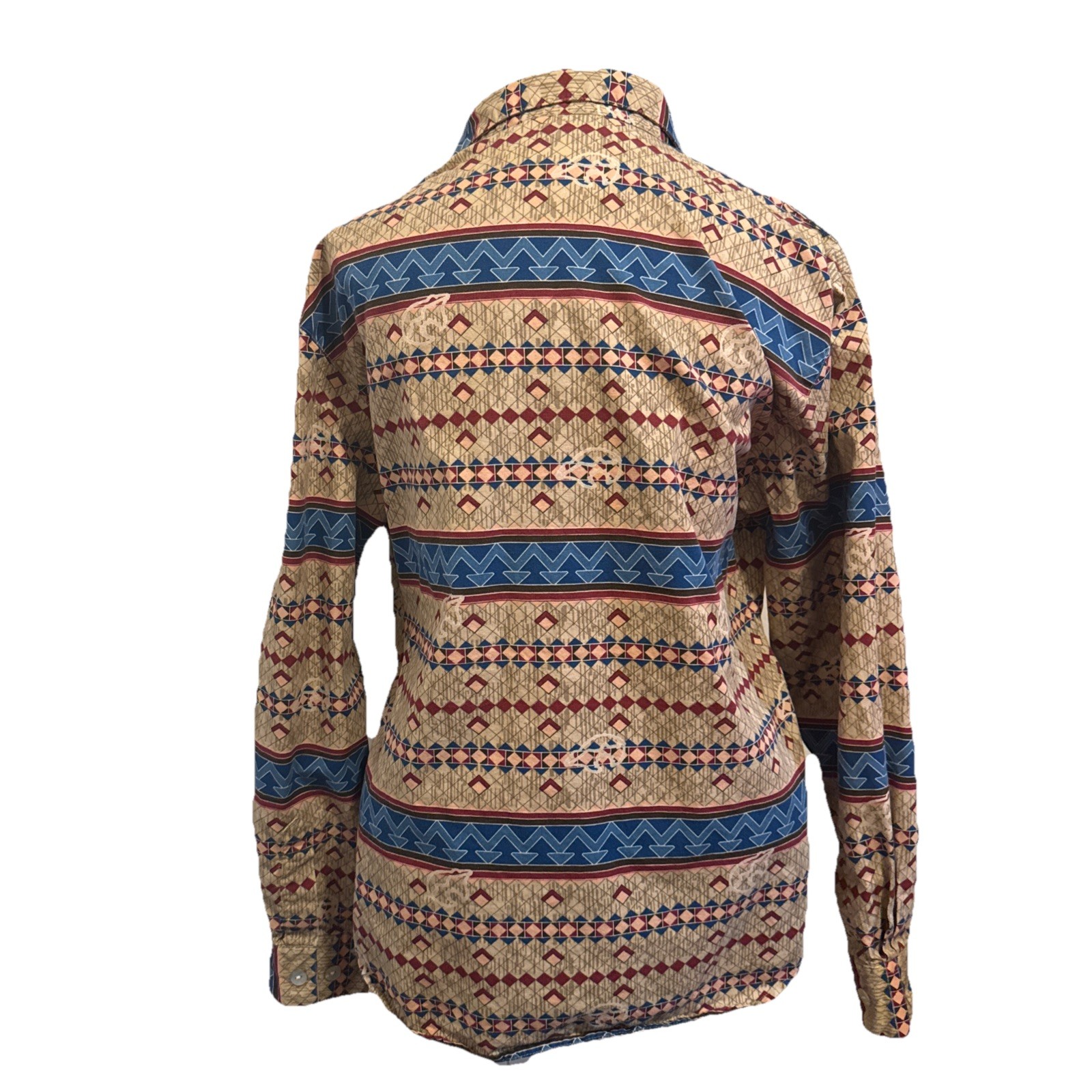 VTG Wrangler Western Wear Women’s Aztec Print/ Rodeo/ Cowboy Size Large