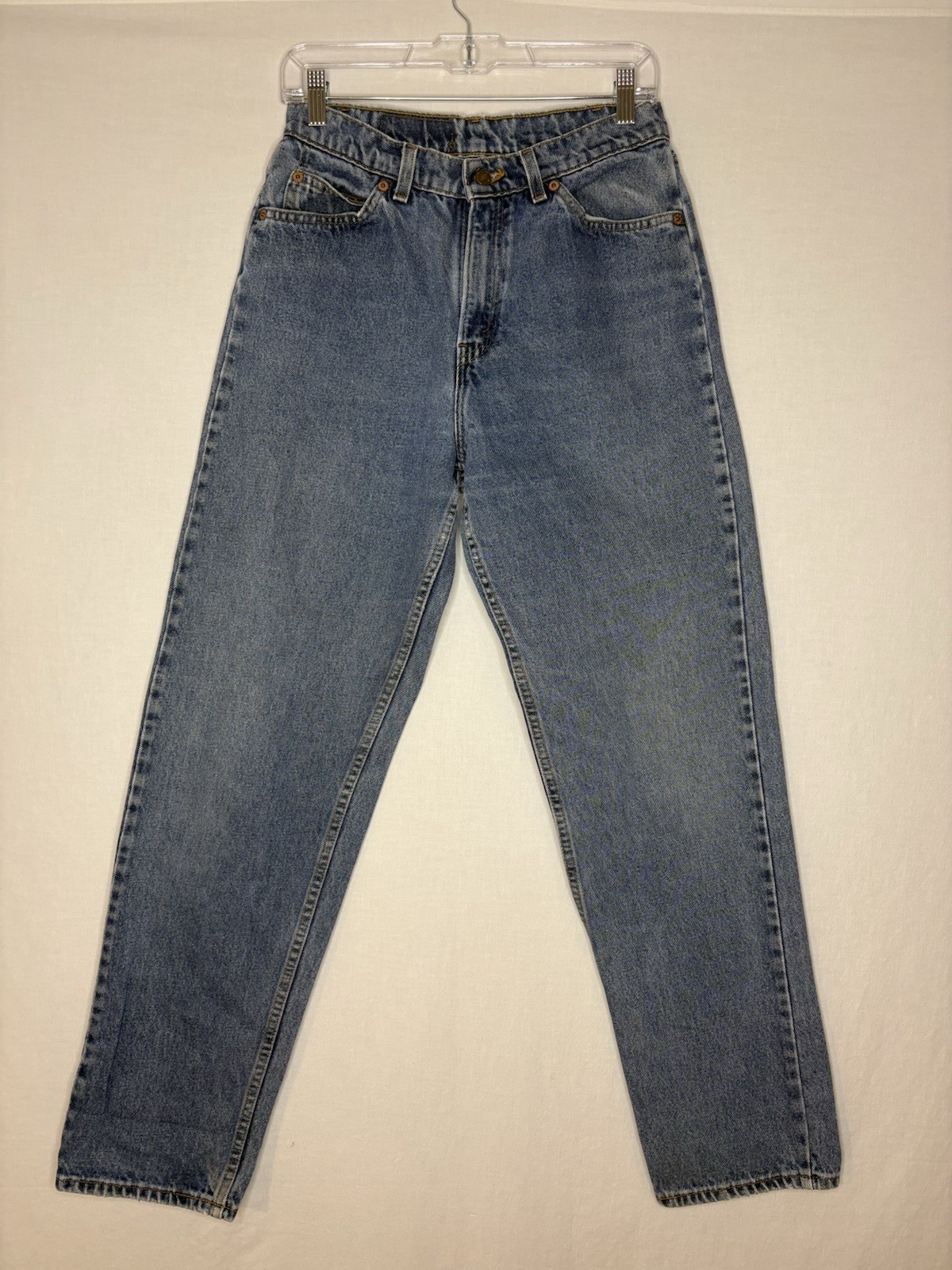 Vintage Orange Tab 960 Loose Fit Straight Leg Levi’s Jeans Size 8, 26×30, USA