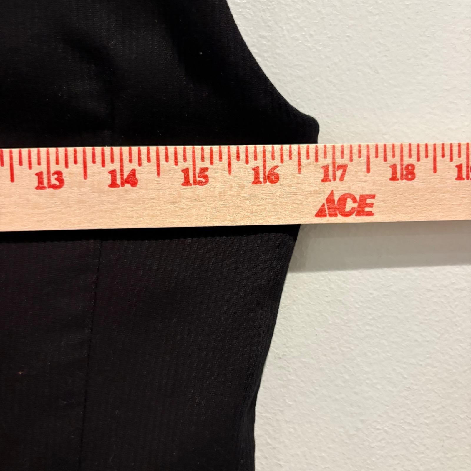 Vintage Lillie Rubin Black Sheath Dress Women Small Mod Minimalist Cocktail USA