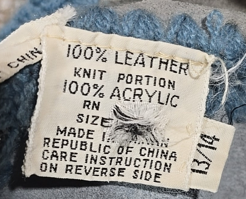 Vtg Leather Patchwork Vest/Skirt Upcycle Repair Craft Material Young East 13/14