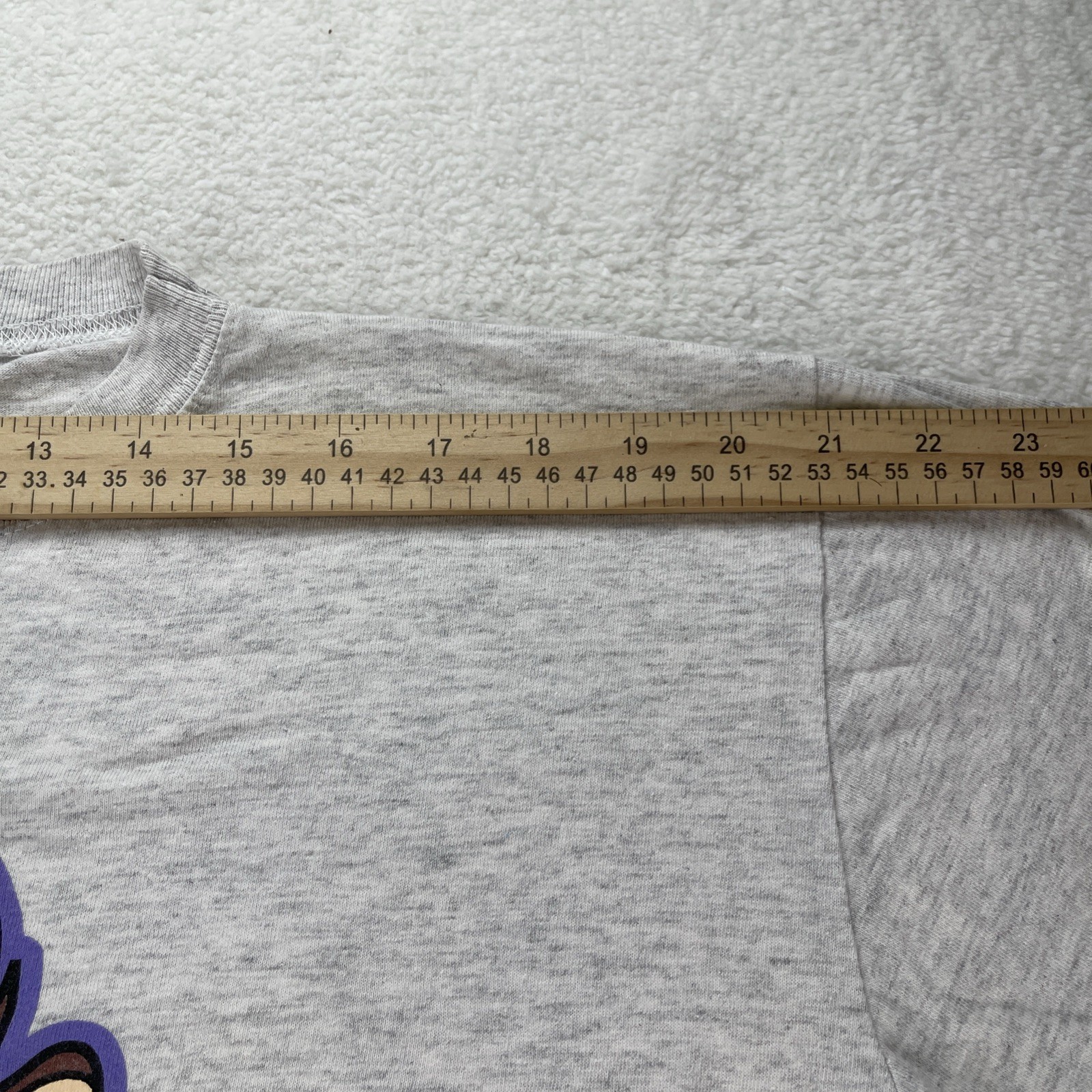 Vintage 1995 Looney Tunes Taz Tasmanian Devil Long T-Shirt One Size XL Sleep
