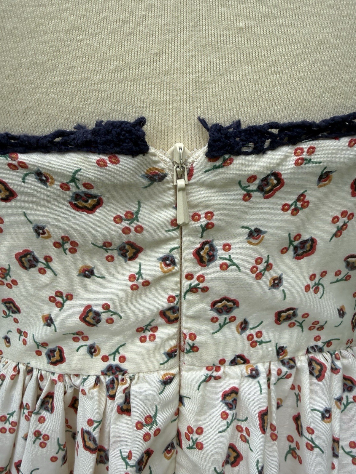 Vintage 70s Gunne Sax Maxi Sundress Prairie Boho Fairy Floral Corset Size 7
