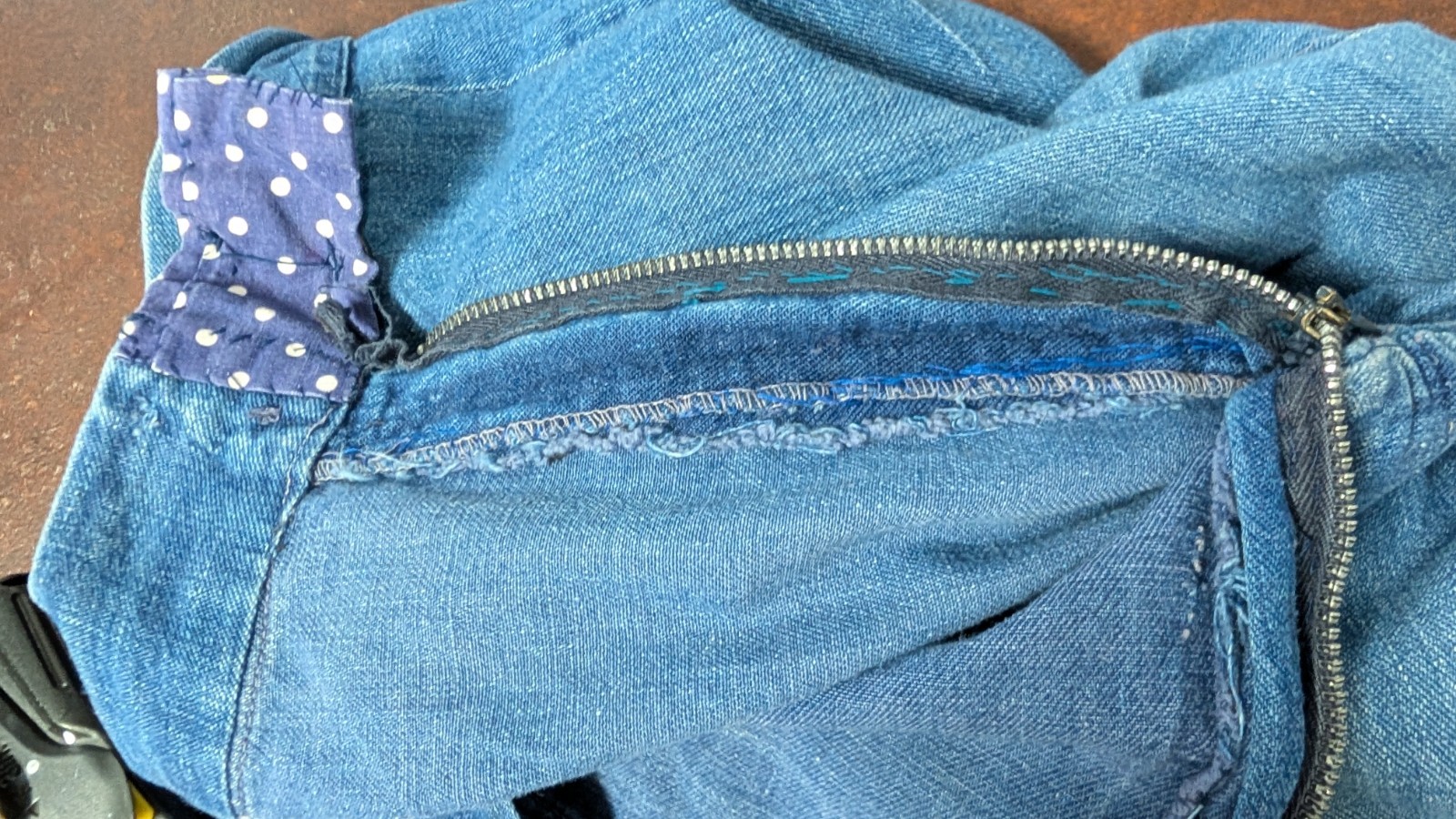 Vintage 40s 50s Western Side Zip Denim Jeans Work Wear Ranch Women’s Pants S