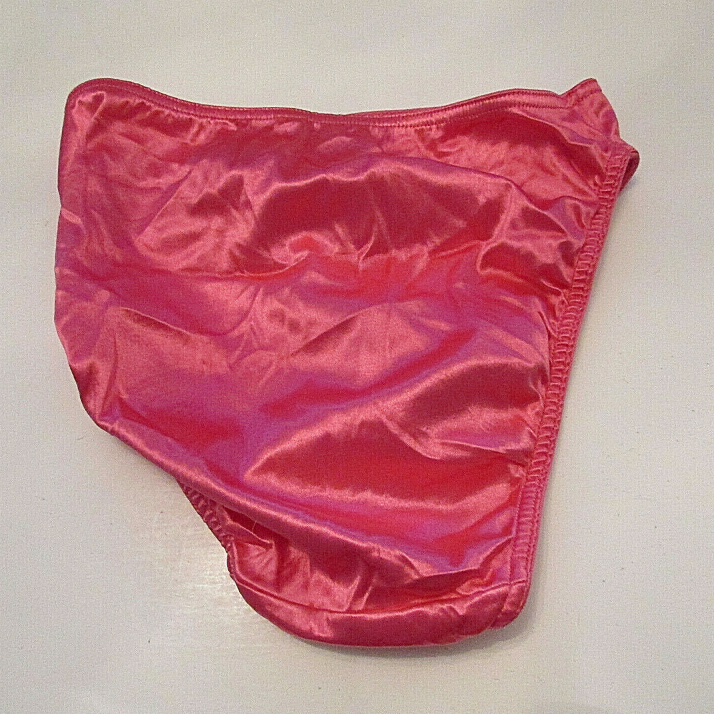 90s Victoria’s Secret Liquid Second Skin Satin High Leg Hipster Bikini Panties S