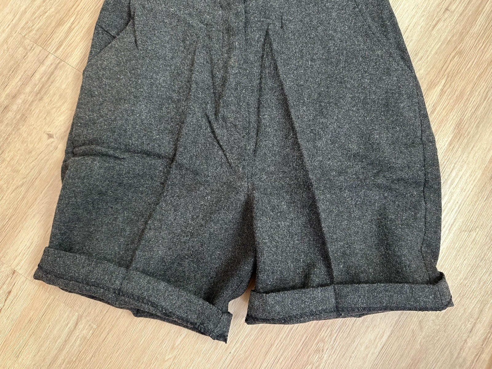 Vintage Kerrybrooke Sears Wool Shorts Pockets Roxy Zipper Japan 26” Waist