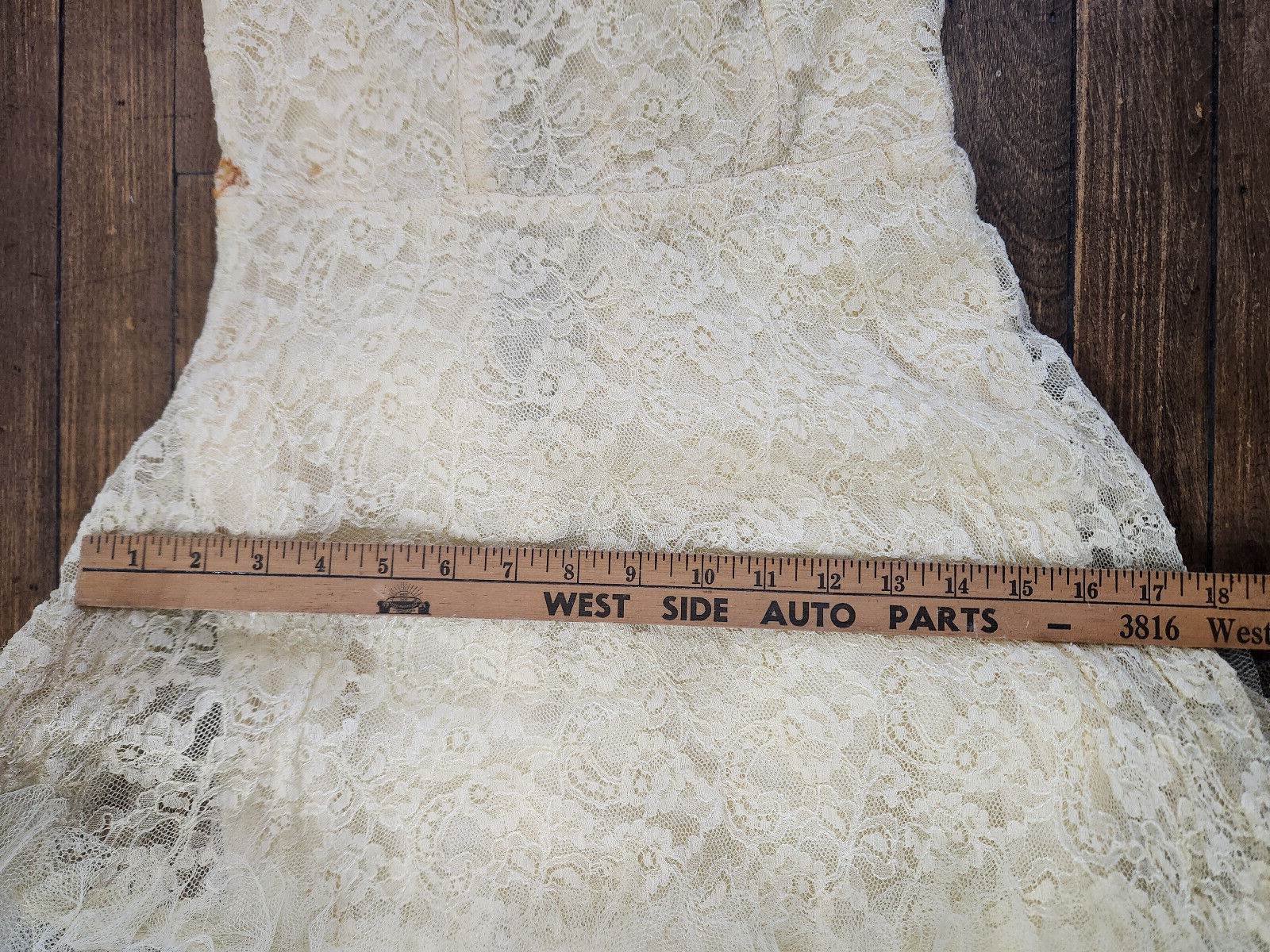 Vintage 1950’s Yellow Lace Tulle Party Prom Wedding Dress Gown Size 4 Small
