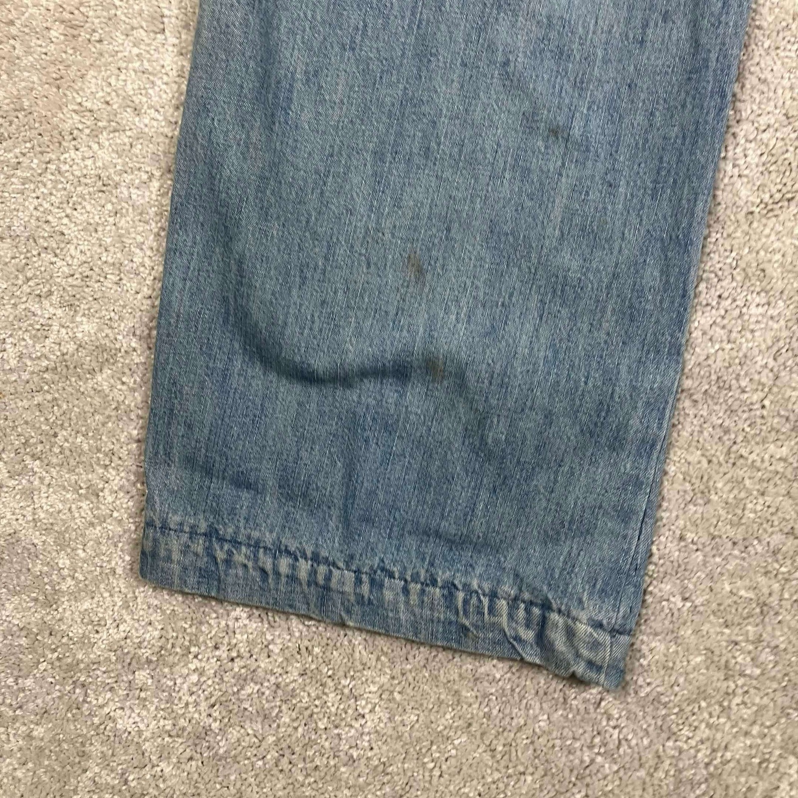 VTG 70s Wrangler Womens High Rise Wide Leg Jeans Blue Denim Scovill Zipper 26×27