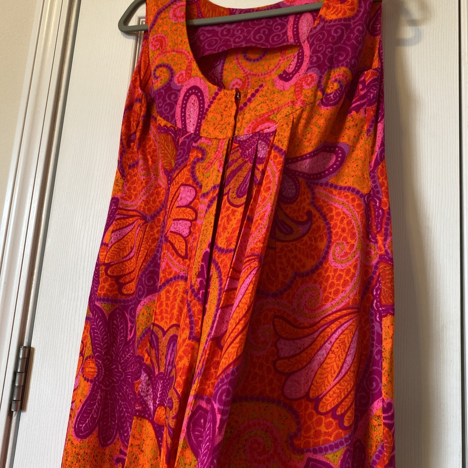 Vintage JC Penneys Hawaii Vibrant Floral Maxi Dress Women’s