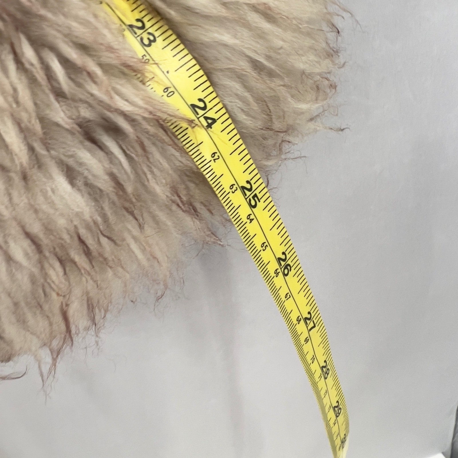 Avanti Penny Lane Suede Fur Trim Afghan Coat Belted Vintage 70s Daisy Jones 12 L