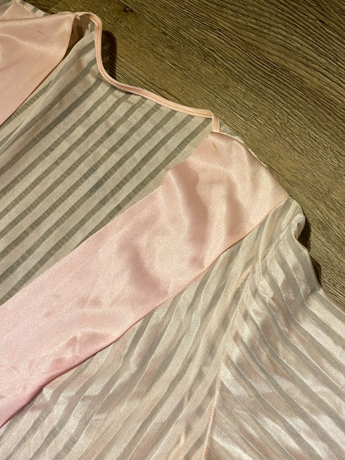 Vintage Frederick’s of Hollywood and Pandora Lingerie Pink Stripe Robe