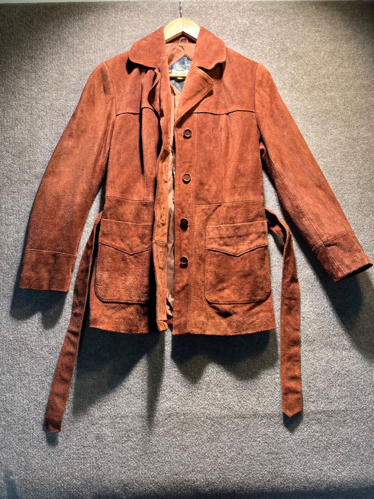 The Tannery Vintage Leather Jacket Montgomery Ward 11/12 Rough Out