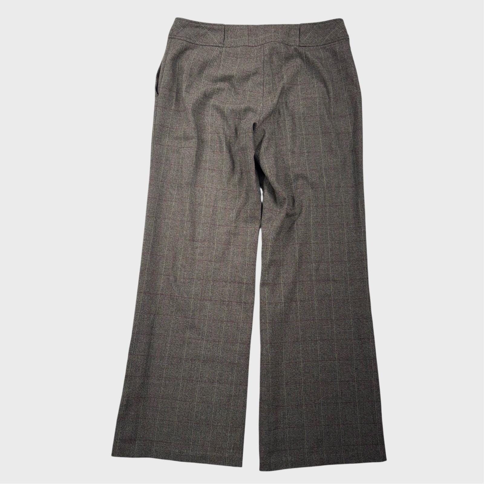 Vintage y2k Cato 6 Dark Academia Wide Leg Pants Slacks Ankle Length Preppy
