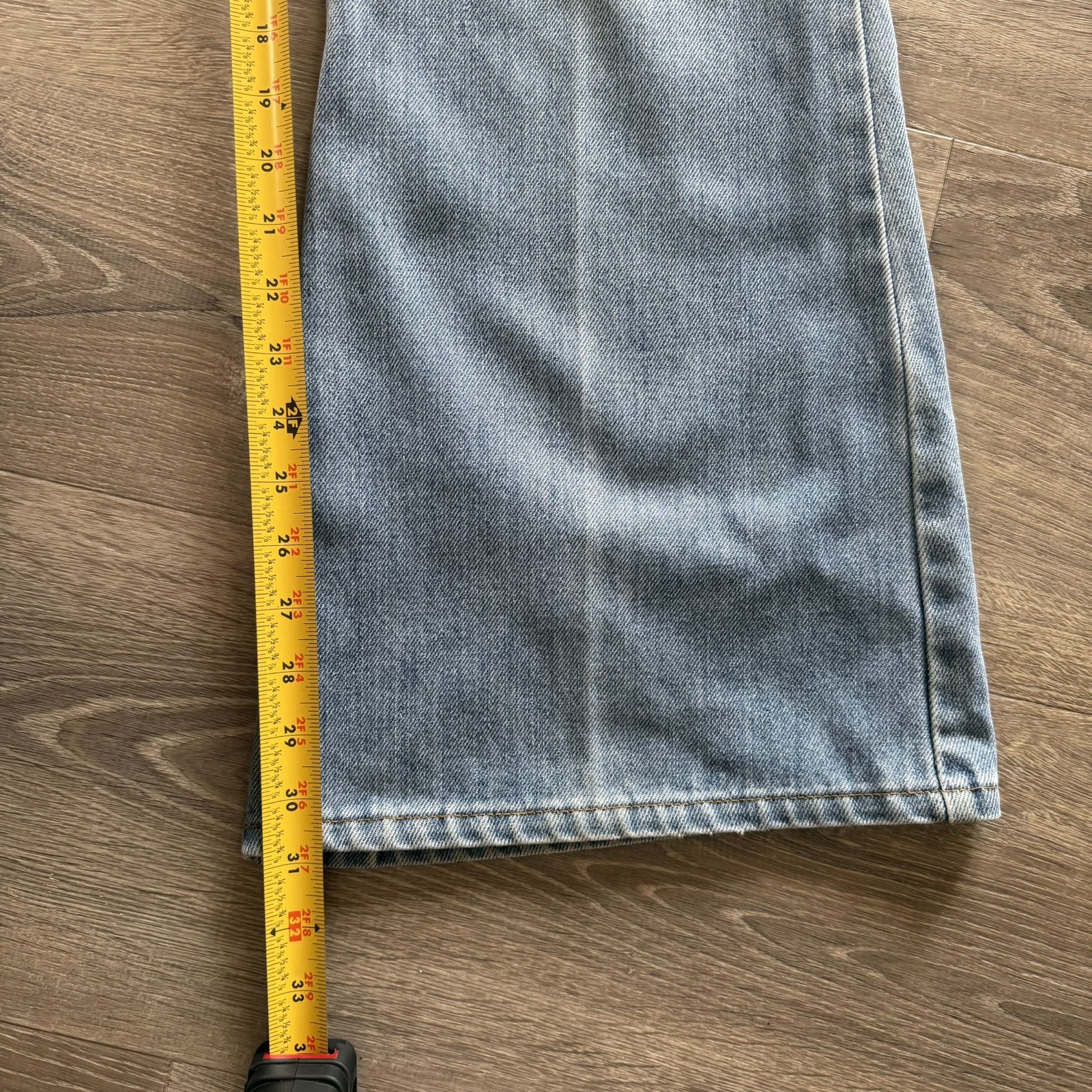 Vintage 70s Plain Pockets JC Penney Flare Bellbottom Jeans 30×31