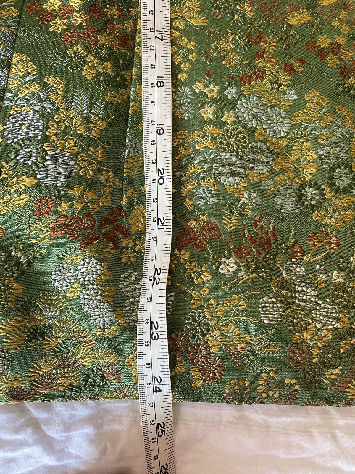 Vintage 1960’s Hand Tailored 2 Pc. Asian Brocade Neru Collar Suit