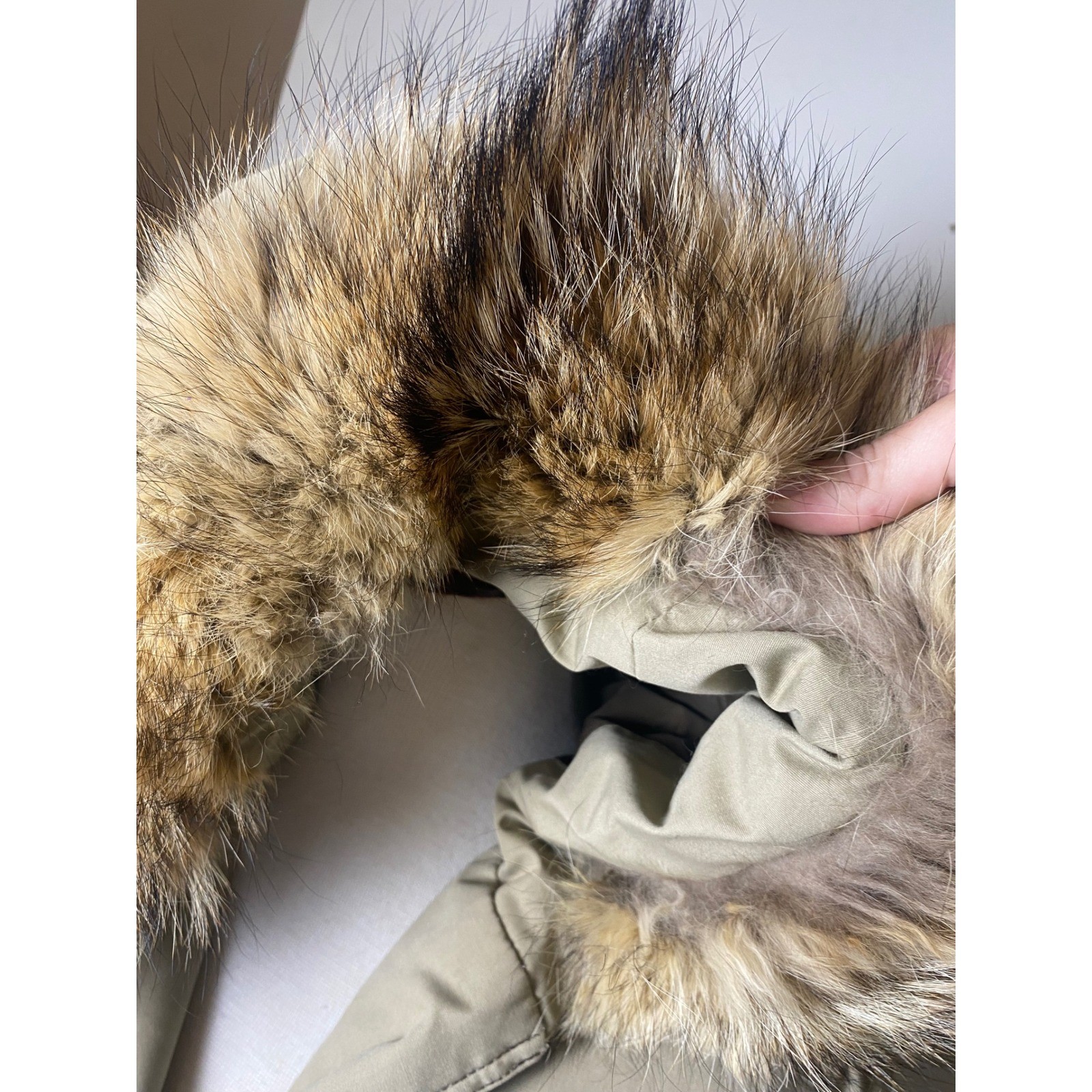 Vintage Eddie Bauer Expedition Outfitters Goose Down Down Parka Fur Trench Coat