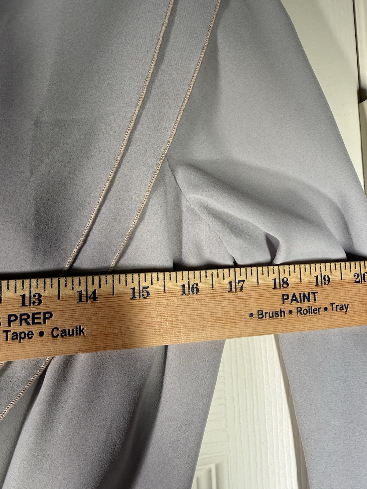 Vintage 70s Kay Kipps New York Ruffle Portrait Collar Maxi Dress M Gray Crepe