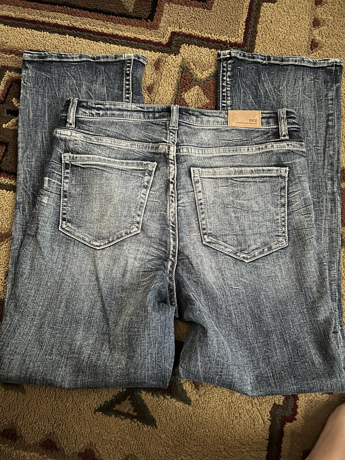 Pantalon de Mujer BKE Jeans Denim 30x 29y Medio Corte Bota Nuevo Sin Etiqueta