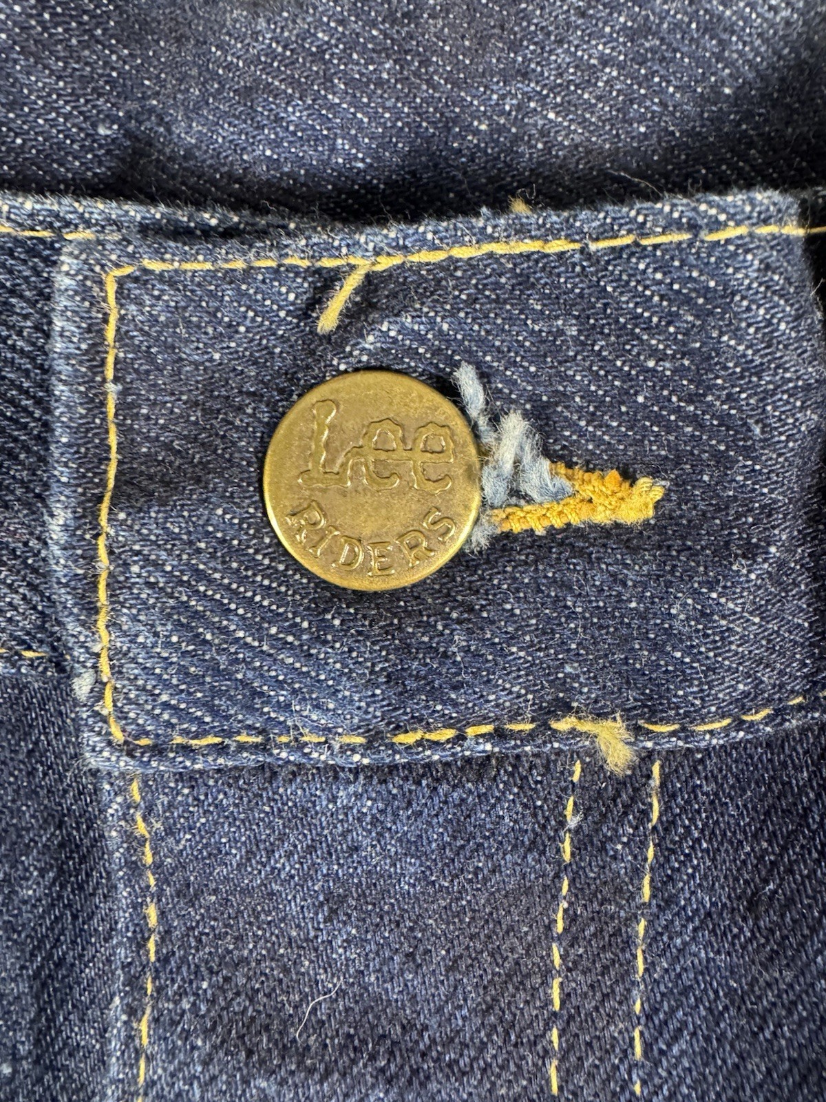Lee Riders Vintage Denim Juniors Jeans Deadstock USA Straight Leg (8 x 25W)