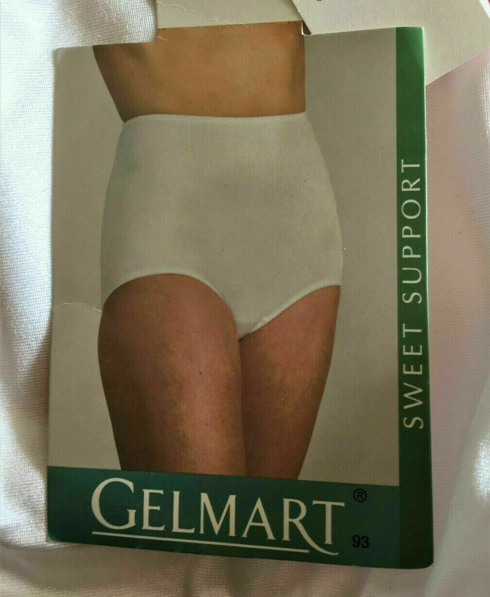 Gelmart Stretch Satin Full Cut Brief BLK/WHT/NUDE 93 Szs 2X/3X