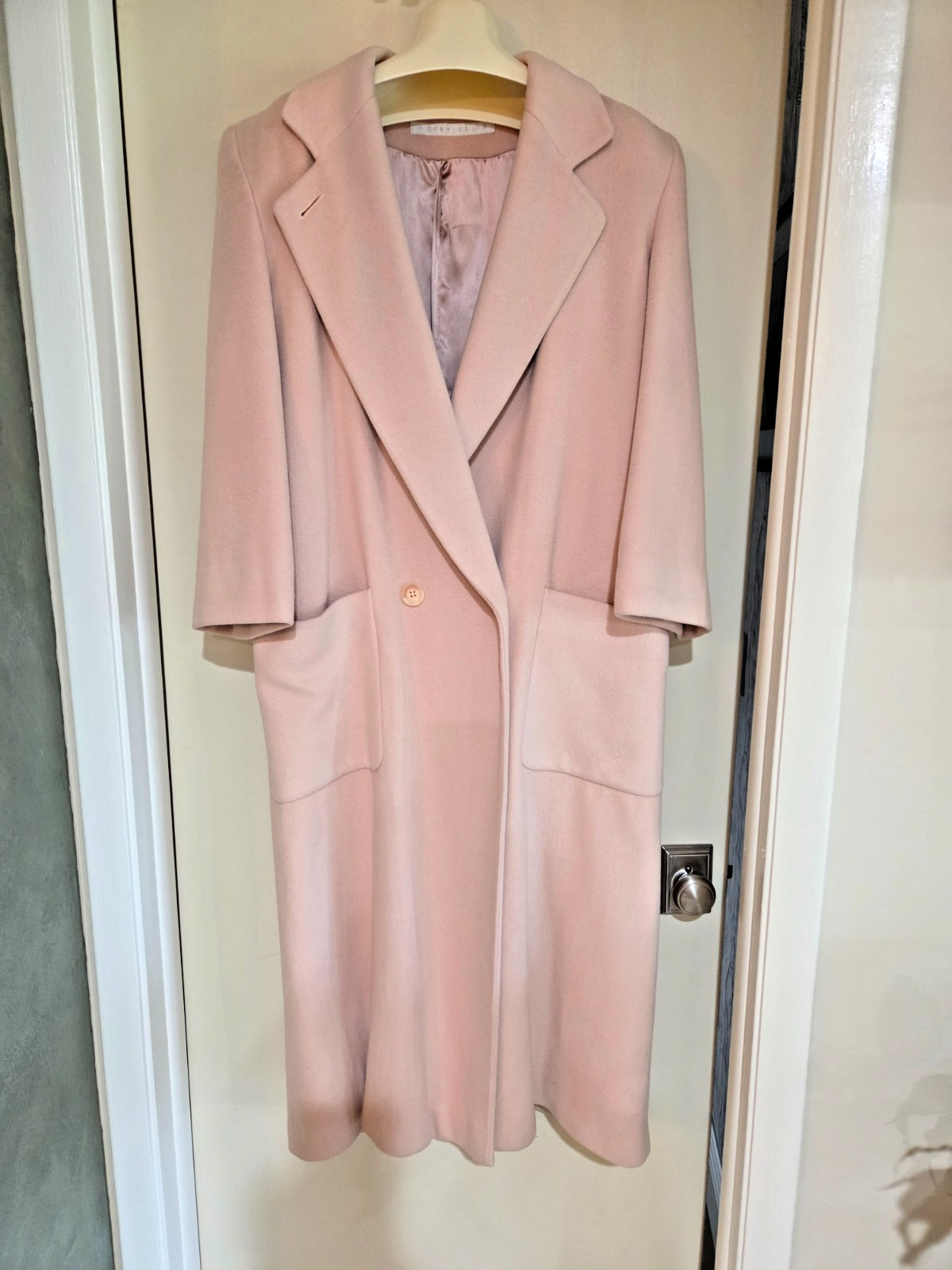 Vintage 1985 Perry Ellis Full-Length Wool Coat