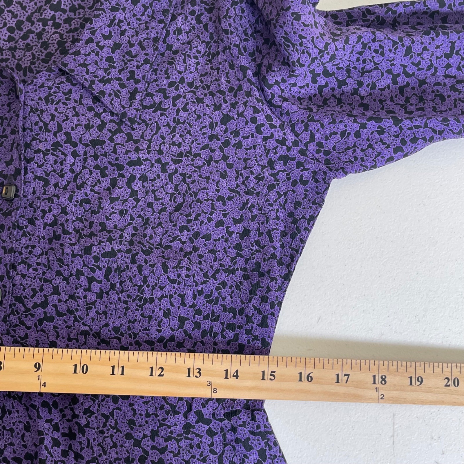 Vintage Putumayo Floral Maxi Dress Women S Purple 90s Collared Grunge Whimsigoth