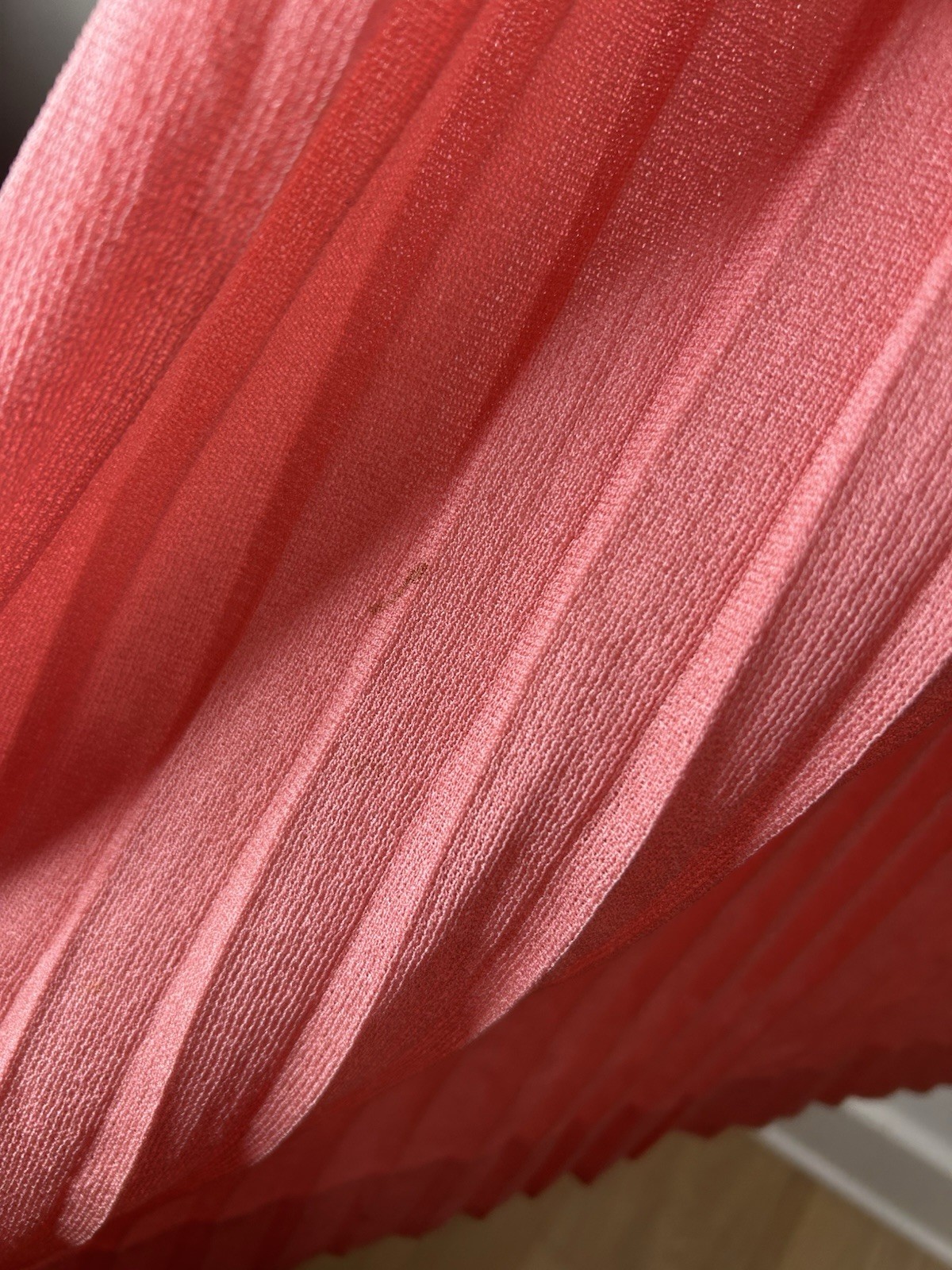 Vintage 1970’s Gino Paoli Dress Women’s Pink Pleated Fit Flare Italian