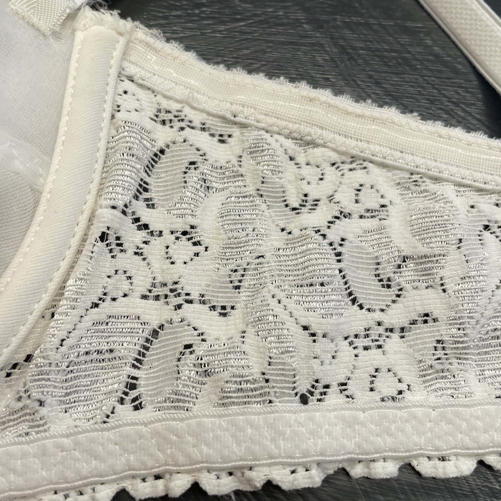 VTG Maidenform 36C Satin & Lace RENDEZVOUS Convertible Underwire Bra #8355