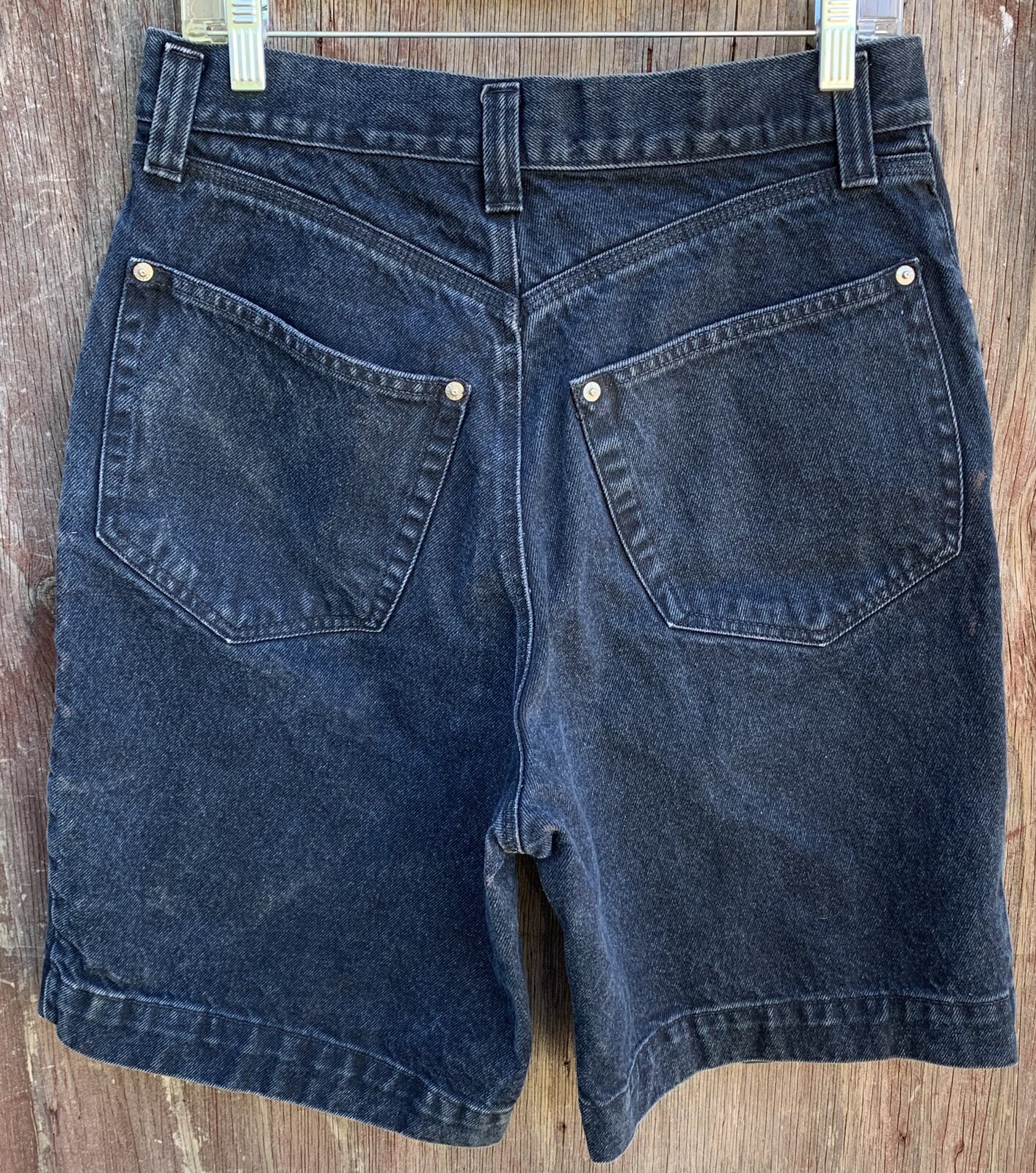 vintage Banana Republic Safari & Travel Clothing Co denim shorts Jorts Size 12