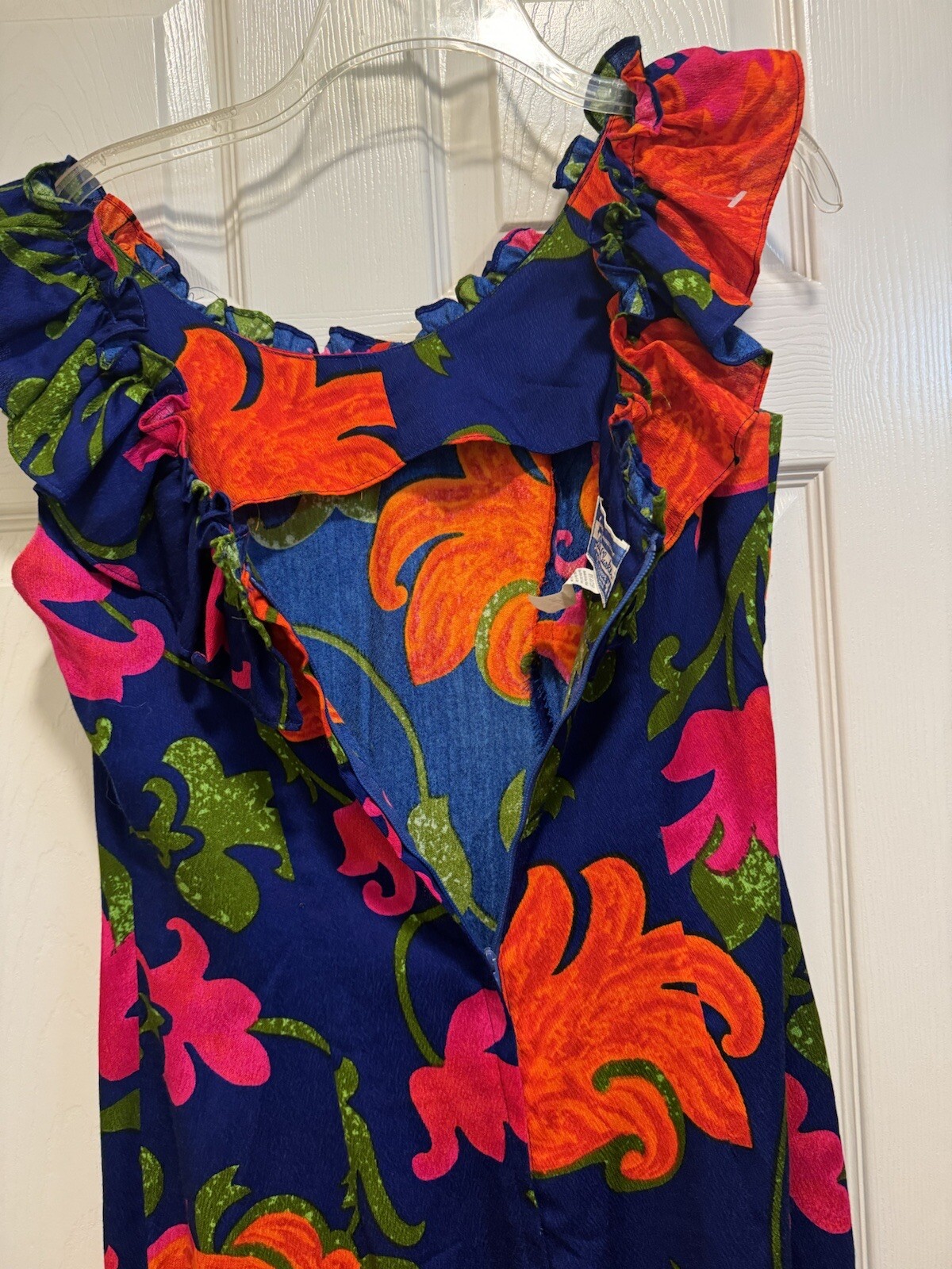 Waltah Clarke’s Vintage Hawaiian 60s Sleeveless Maxi Dress – US Size 9/10