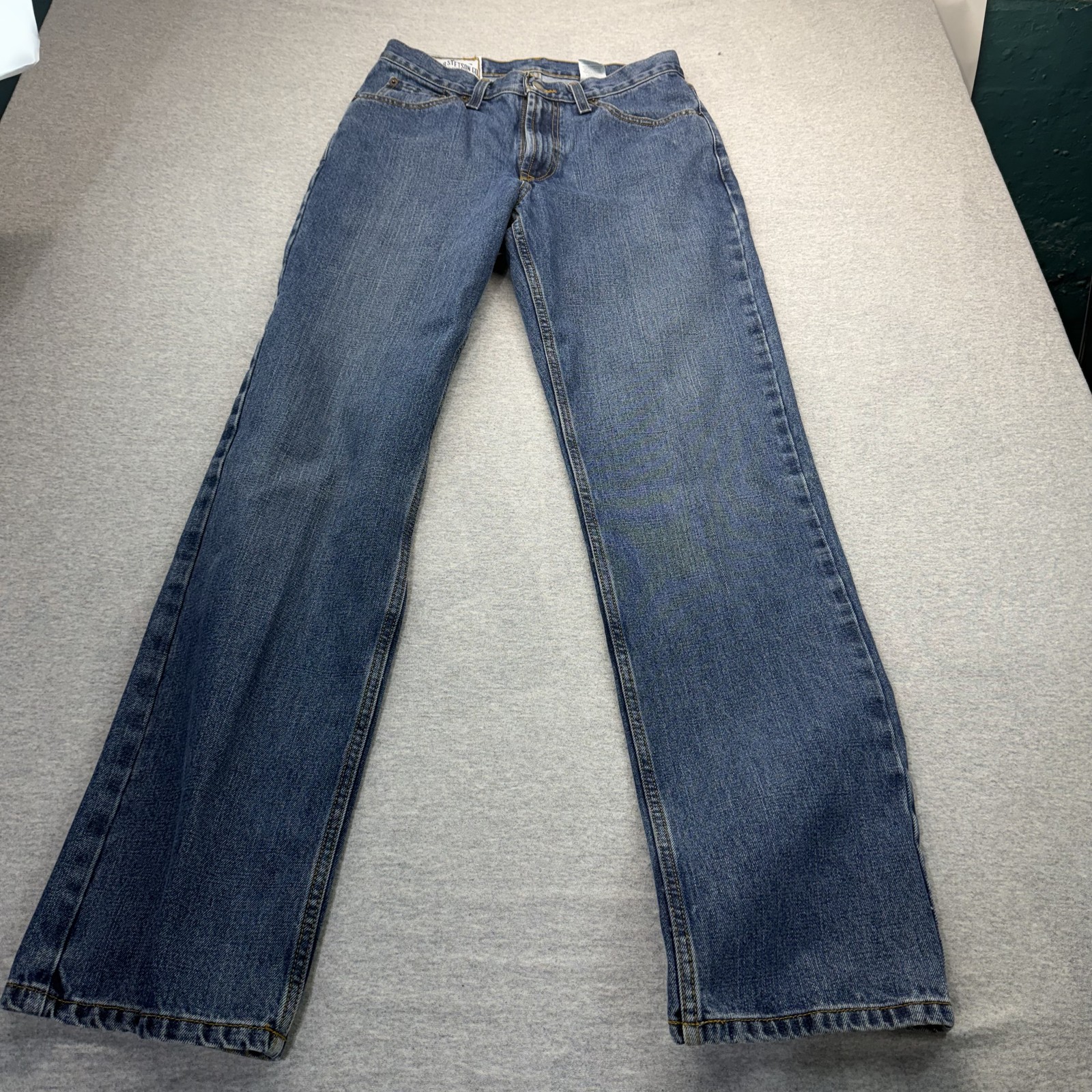 Stetson 1520 Straight Leg Blue Denim Jeans 30×34