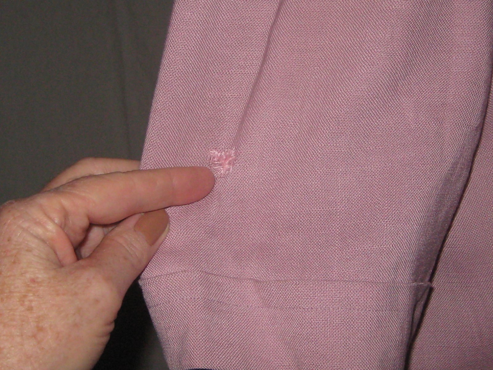 Vintage 1950s Linen Suit Short Sleeve Jacket Dress Skirt Betty Rose Cameo Pink