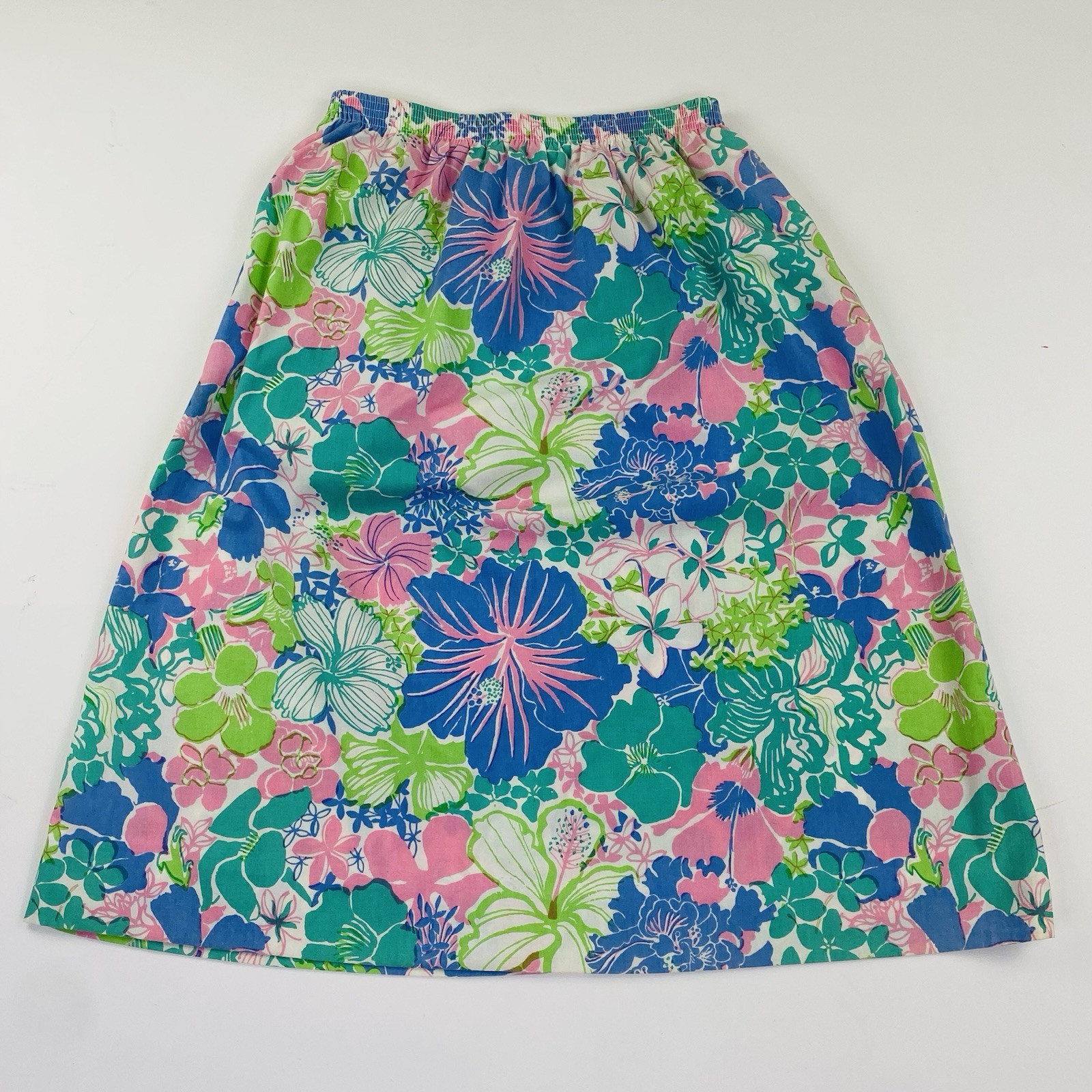 Vintage Lilly Pulitzer Floral Skirt Late 70s – Early 80s W/ Pockets! Waist 27-34