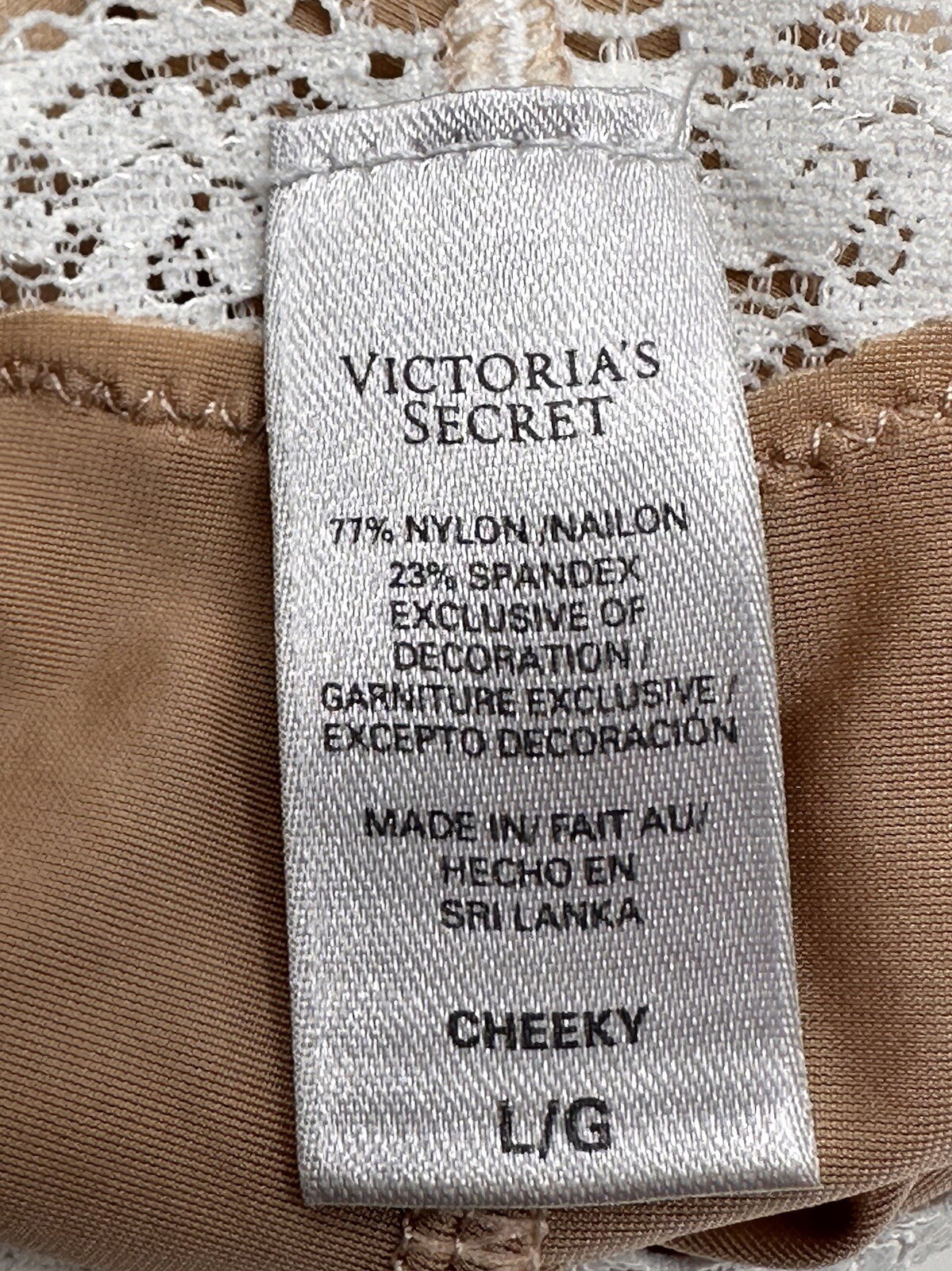 Lot of 3 Victoria’s Secret VTG Cheeky (2) & Bikini (1) Cotton Sexy Panties Large