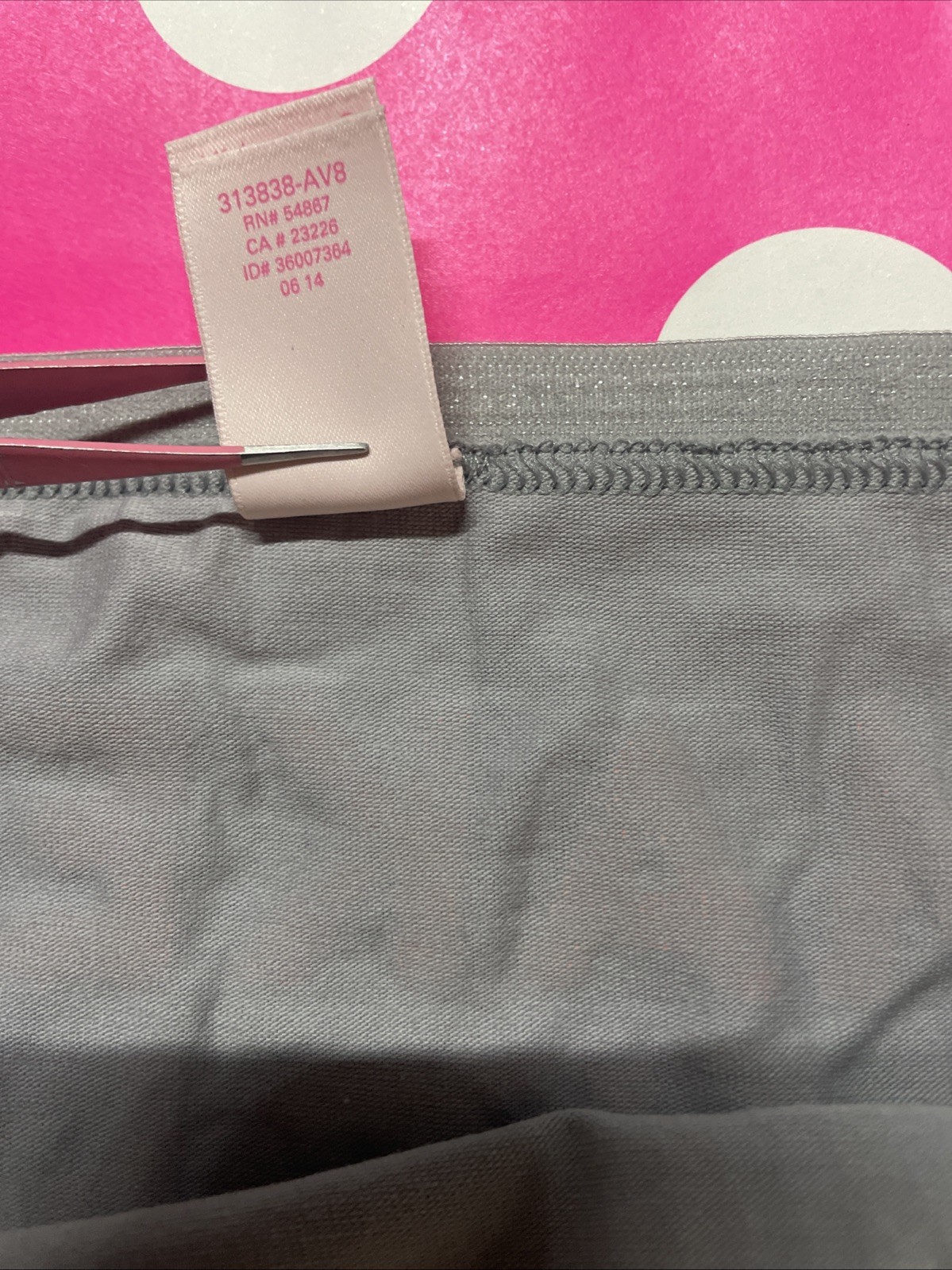 2014 Victoria Secret Vintage Cotton Logo Waist Hiphugger Panties M Make My Night