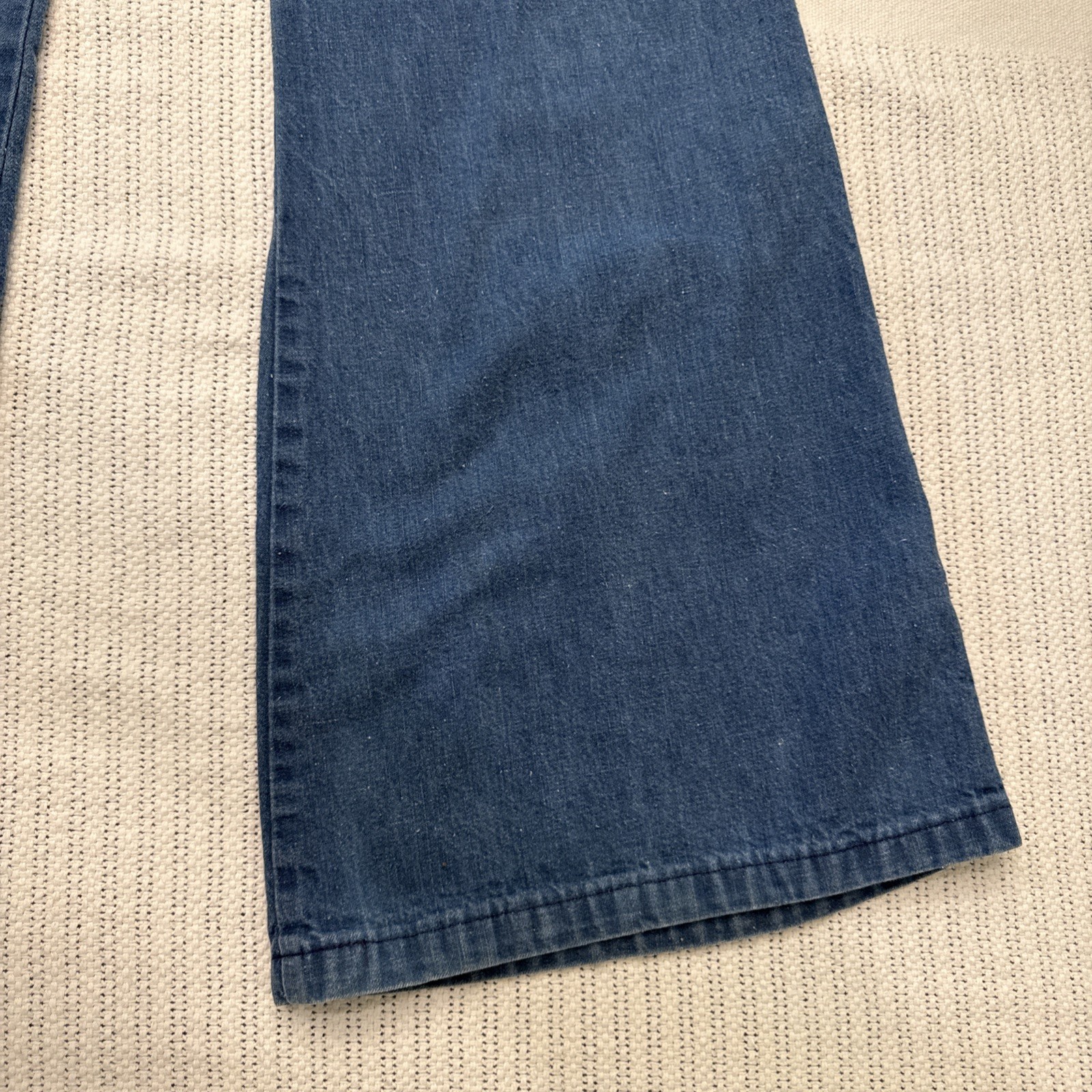 Vintage 70s Rappers Flared Bell Bottom Denim Jeans Women’s 28 X30 Medium