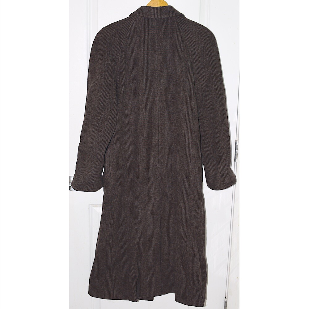 Albert Nipon Vintage Wool & Cashmere Glen Plaid Coat