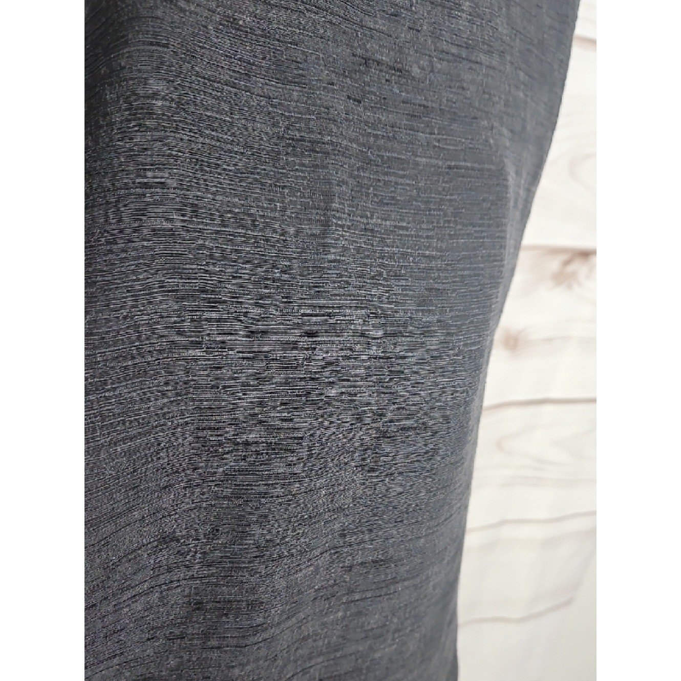 Vintage Giorgio Armani Le Collezioni Wide Leg Trousers Womens 10 Navy Silk Linen