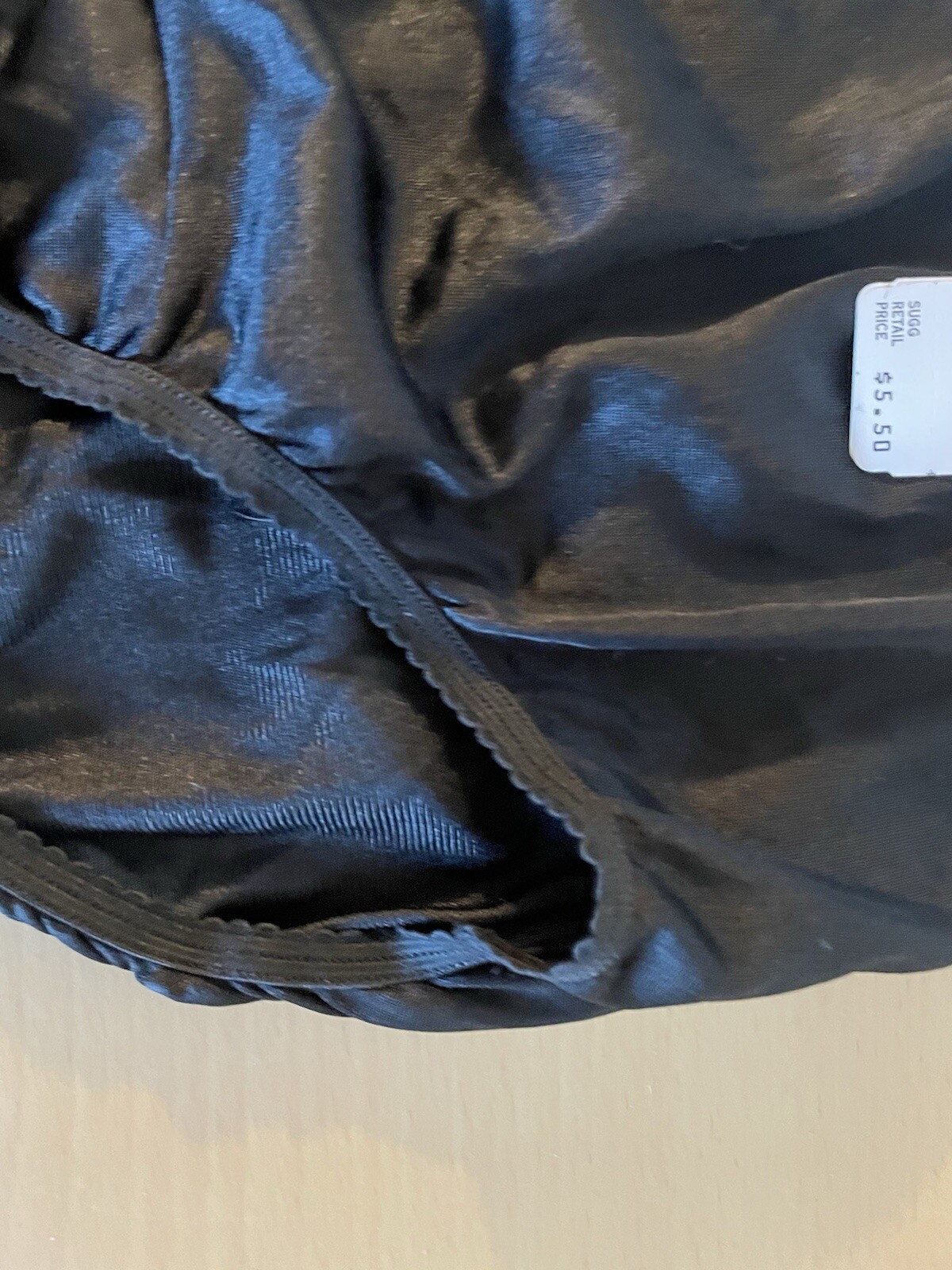 Vintage WARNERS Black Panty Style 55196 Size 5 NWT