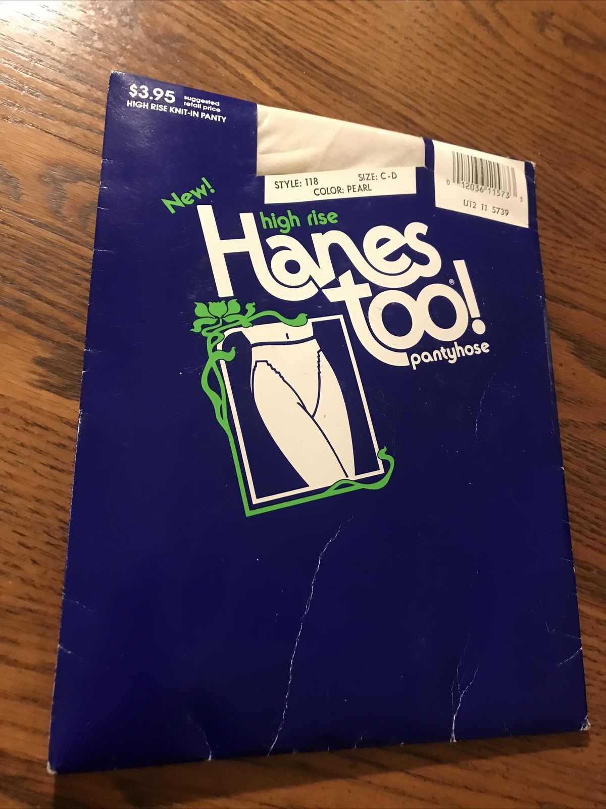 Vtg 1990 High Rise HANES TOO Pantyhose Size C D Pear Style 118