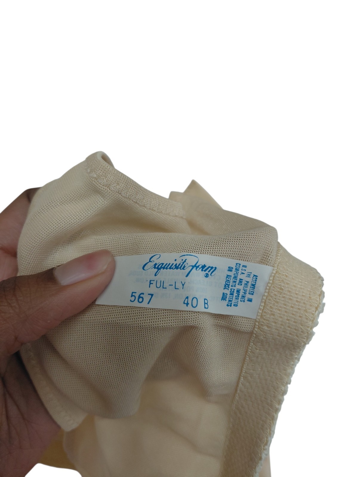 Vintage Exquisite Form Fully Bra Size 40B