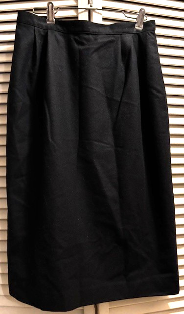 Vintage Sassco 80% Wool 20% Nylon Lined Straight/Pencil Skirt Size 10